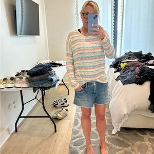 Sadie & Sage Multicolor Striped Sweater